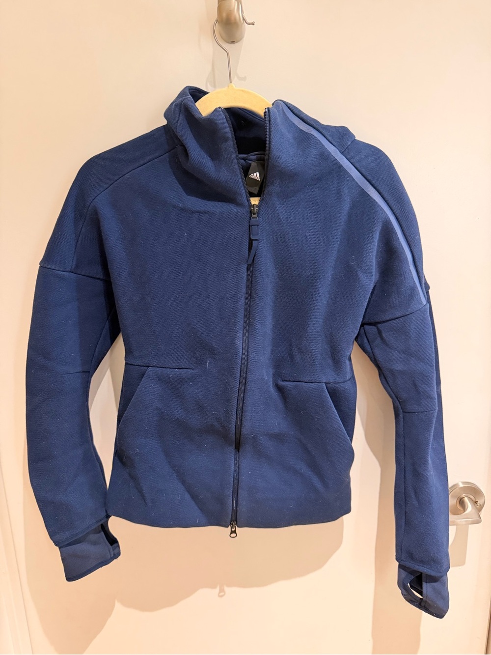 Adidas Navy Full-Zip Jacket